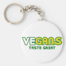 Underbar parodi för Veganssmak Nyckelringar