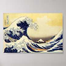 Underbaren vinkar av Hokusawa Posters