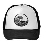 Underbaren vinkar den Hokusai hatten Baseball Hat