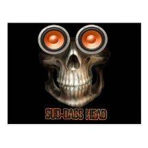 underbas- head Dubstep Vykort