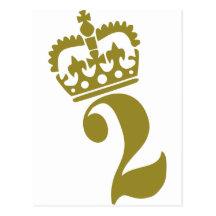 Understödja födelsedagen - numrera - 2 vykort