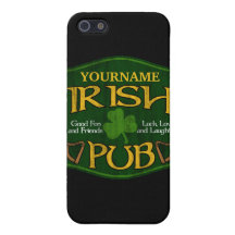 Undertecknar den irländska puben för personligen iPhone 5 cover