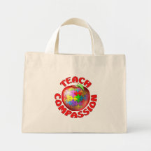 Undervisa medkänsla tote bag