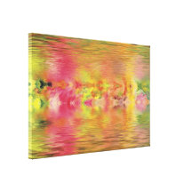 Underwater Abstract Art Impressão De Canvas Esticada