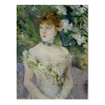 Ung flicka i en bollkappa, 1879 vykort