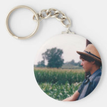 UNGA AMISH I FÄLT KEYCHAIN NYCKEL RING