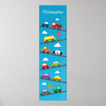 Ungetillväxt kartlägger - bilar och lastbilar posters