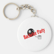 Ungkarlparty (boll och kedjar nyckelring
