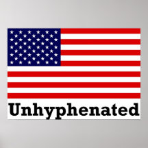 Unhphenated affisch