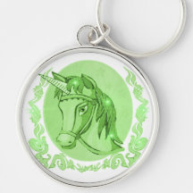 Unicorn högvärdiga Keychain Nyckelringar