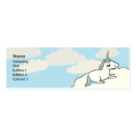 Unicorn - smala visitkort mallar