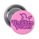 Unicornen driver! Rolig novelty knäppas Knappar