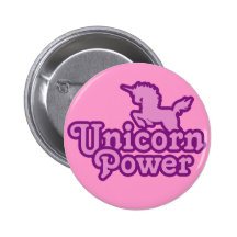 Unicornen driver! Rolig novelty knäppas Knappar