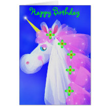 Unicornmagi Hälsnings Kort