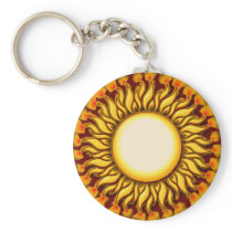 Unik flammande stam- Sun design