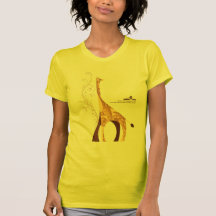 Unik giraff tee shirts