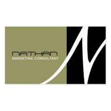 Unika Monogramvisitkortar