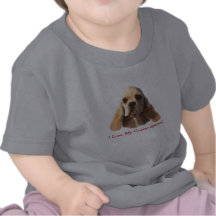 Unisex- T-tröja för cockerspanielSpanielBlondie sm
