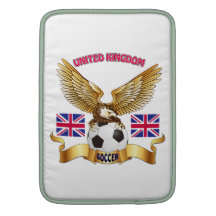 United Kingdom fotbolldesigner Sleeves För MacBook Air