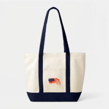 United States av bacon Tote Bags
