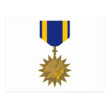 United States militär Airmedal Vykort