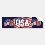 United States som vinkar flagga Bildekaler