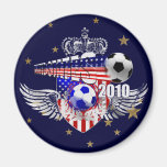 United States USA fotbollstars och stripes Magneter För Kylskåp