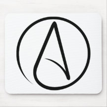 Universellt ateistsymbol mus matta