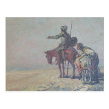 Universitetslärare Quixote Vykort