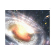 Universum, svart hål slågen in kanfaskonst kanvasdukar med gallerikvalitet