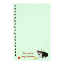 Unlined mycket CorgiJul-Gimli Anpassade Brevpapper