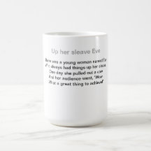 Upp henne sleavekväll mugg