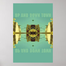 UPPÅT- OCH NERÅT TOWN POSTERS