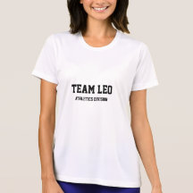 Uppdelning för lagLeo friidrott T-shirts