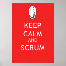 Uppehällestillhet & Scrum Affisch