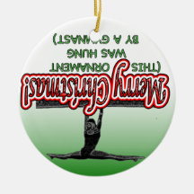 Uppochnervänd gymnastprydnad julgransdekorationer
