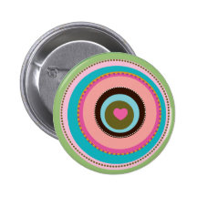 Uppsätta som mål hjärta klämmer fast pins
