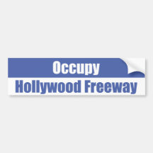 Uppta den Hollywood motorvägen - bildekal