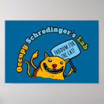 Uppta Schrodingers labb Affisch
