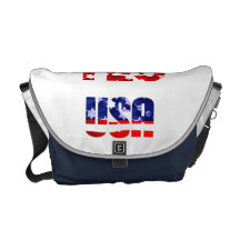 Uppta USA hänger lös Messenger Bag