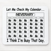 Upptagen Neverary kalender Mus Matta