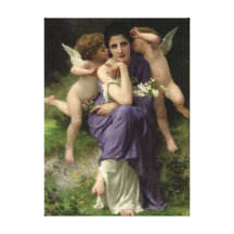 Uppvaknandet av William Bouguereau Sträckta Kanvas Tryck