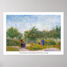 Uppvakta par i den Voyer d'Argensonen parkera Gogh Print