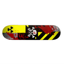 Urban förfaller stiger ombord anpassad skate board