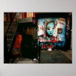 Urban fragment - gatakonst - New York City Affisch