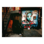 Urban fragment - gatakonst - New York City Fotografiska Tryck