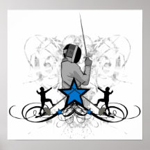 Urban och höftfäktningillustration affisch