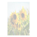 Urblekt höstsolrosbrevpapper