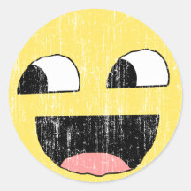 Urblekt sarkastisk Smileyklistermärke