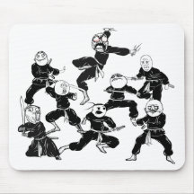 Ursinne komiska Meme vänder mot den Ninja ligan Mo Mus Mattor